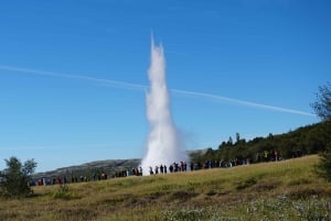 Reykjavik: Círculo Dourado e Glaciar Langjökull num jipe