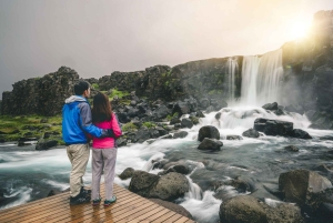 Reykjavik: Den Gyldne Cirkel, Silfra-snorkling og frokost på gården