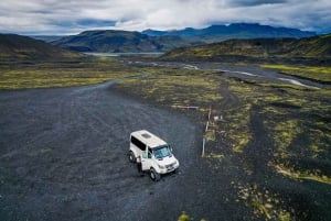 Reykjavik: Superjeep-tur i höglandet och längs sydkusten