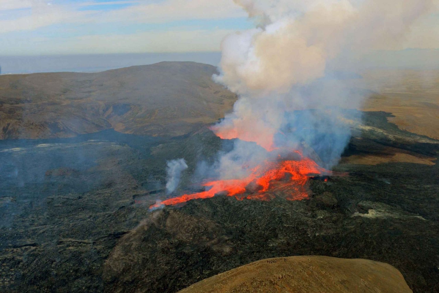 Reykjavik Island: 45 minutters vulkan-helikoptertur
