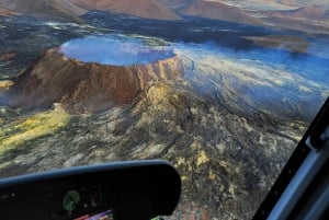 Reikiavik Islandia: Excursión de 45 minutos en helicóptero por el volcán