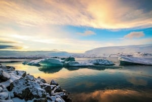 Reykjavik : Excursion guidée d'une journée à la lagune du glacier Jökulsárlón