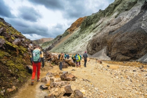 Reykjavík: 4 päivän opastettu vaellus Laugavegurilla