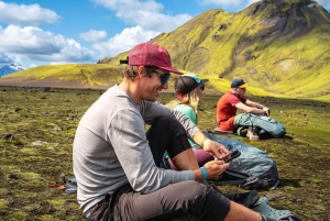 Reykjavík: 4 päivän opastettu vaellus Laugavegurilla