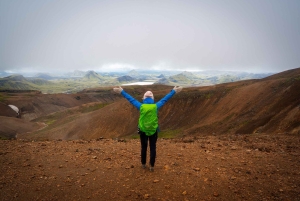 Reykjavík: 4 päivän opastettu vaellus Laugavegurilla
