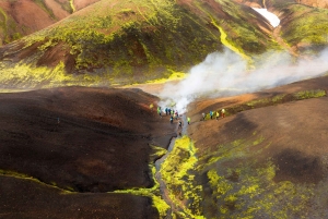 Reykjavík: 4 päivän opastettu vaellus Laugavegurilla