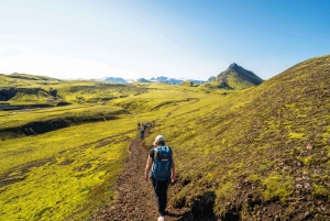 Reykjavík: 4 päivän opastettu vaellus Laugavegurilla