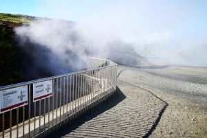 Reykjavik: Lava Cave, Hot Springs, Horses & Waterfalls Tour