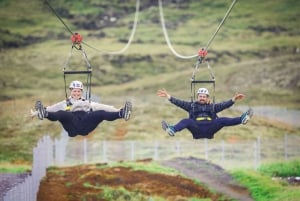 Reykjavik: Mega Zipline Adventure