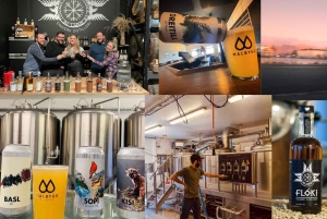 Reykjavik : Visite privée d'une microbrasserie et d'une distillerie