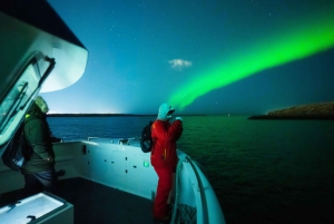 Reykjavik: Northern Lights Guided Boat Tour