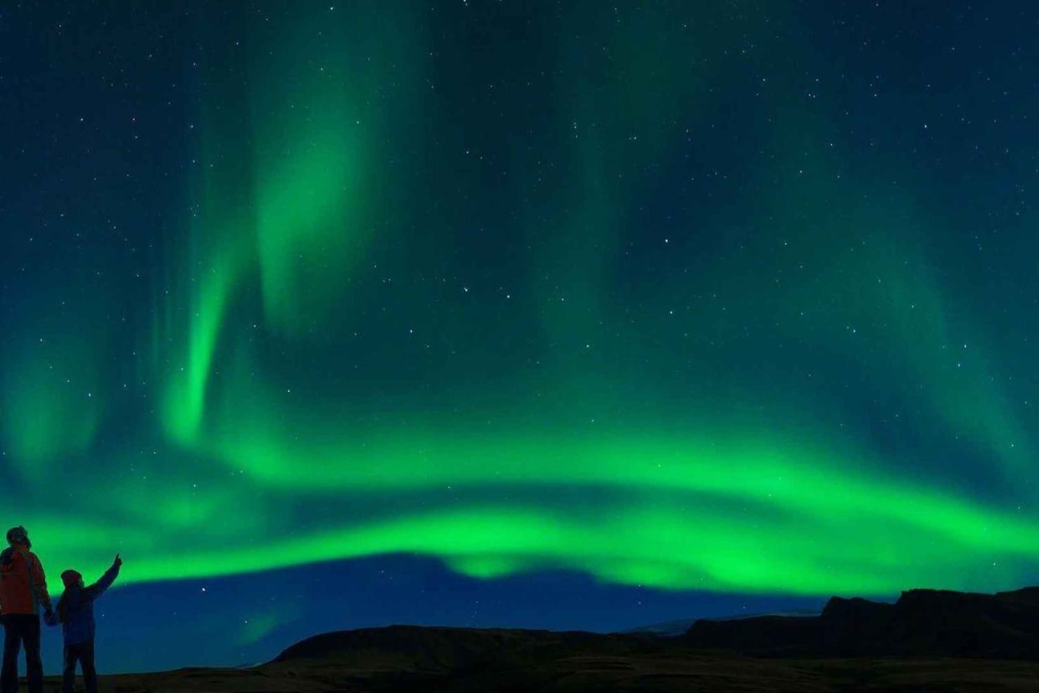 レイキャビク：ガイド付きオーロラ観賞プライベートツアー
