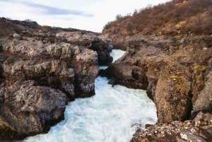 Reykjavik : Cercle d'Argent + tunnel de glace, bains ou grotte de lave