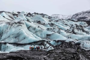 Reykjavik/Sólheimajökull: Wędrówka po lodowcu i wspinaczka lodowa