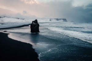 Reykjavík: Tour della costa meridionale con escursione al ghiacciaio Sólheimajökull