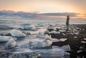 Reykjavik: Caminhada na geleira Vatnajökull e Jökulsárlón com fotos