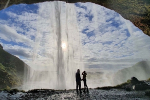 From Reykjavík: Waterfalls, Black Beach & Glacier Day Trip