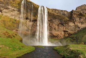 From Reykjavík: Waterfalls, Black Beach & Glacier Day Trip