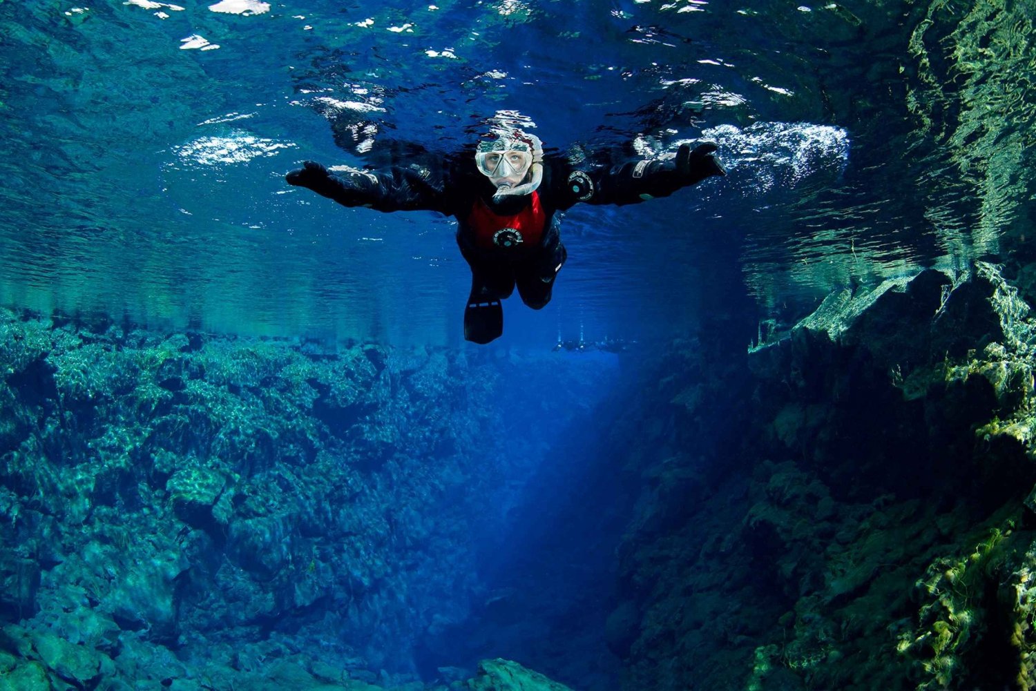 Silfra: Snorkeling entre placas tectônicas, encontro no local