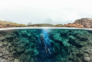 Silfra: Snorkeling with Underwater Photos & Pickup Service