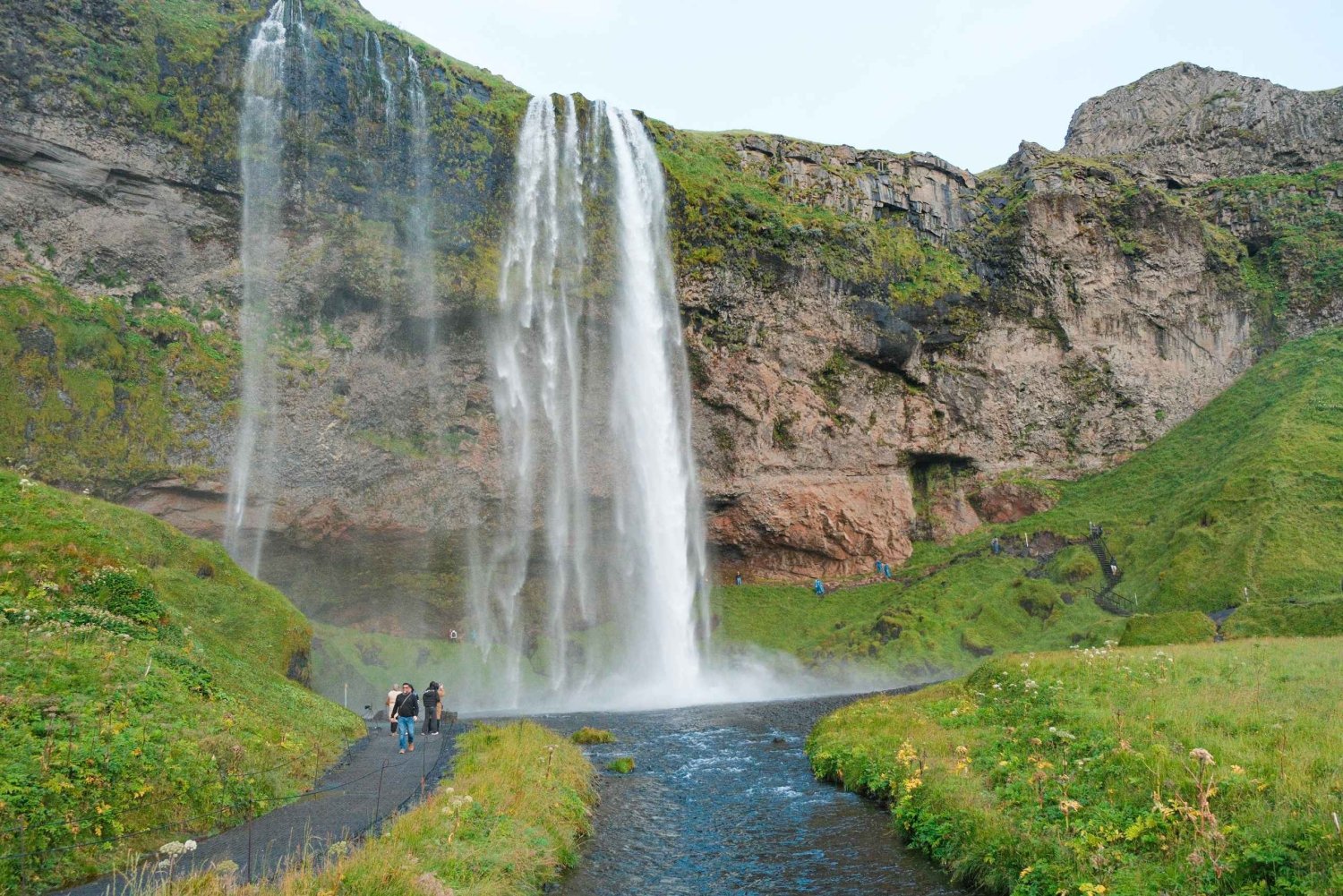 Skarfabakki : circuit sur la côte sud avec le glacier Solheimajokull