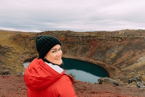 Liten grupp: Gyllene cirkeln och Friðheimar från Reykjavík