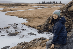 Liten grupp: Gyllene cirkeln och Friðheimar från Reykjavík