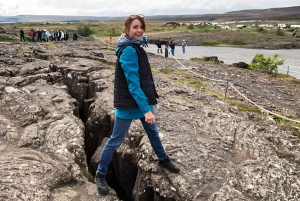 Liten grupp: Gyllene cirkeln och Friðheimar från Reykjavík