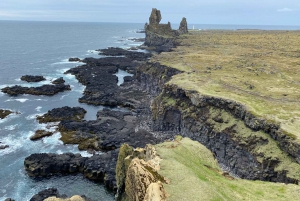 Péninsule de Snæfellsnes et grotte de lave de Vatnshellir - Visite privée