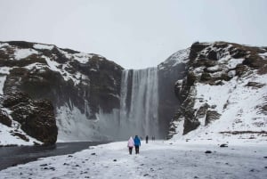 Tour invernale della costa meridionale, escursione sui ghiacciai e aurora boreale