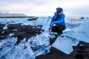 Tour privato 'Gemme glaciali': costa sud e spiaggia di diamanti