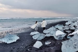 Tour privato 'Gemme glaciali': costa sud e spiaggia di diamanti