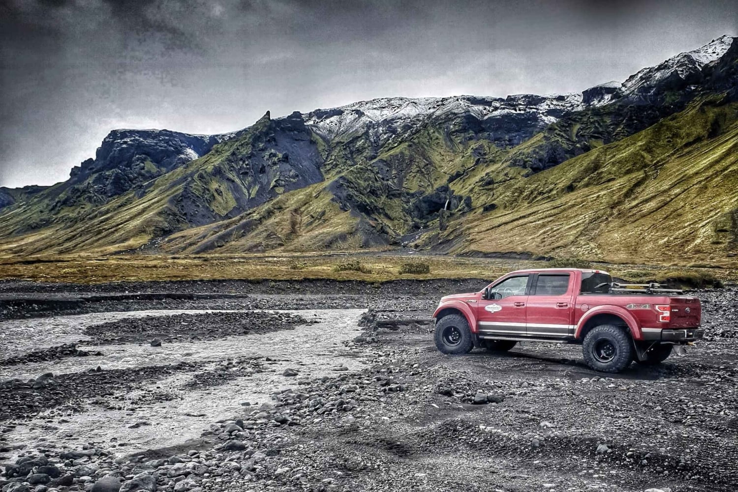 Þórsmörk (Thorsmork-Tal), privater Super-Jeep