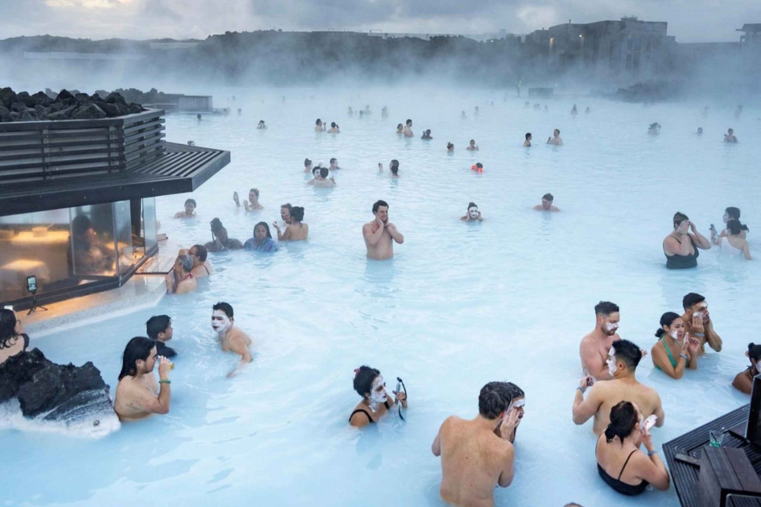 De/para Reykjavik: Traslado particular da Lagoa Azul na Islândia
