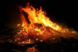 Traditional Icelandic New Year’s Eve Bonfire
