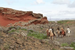 Paesaggio vulcanico Islanda Tour a cavallo