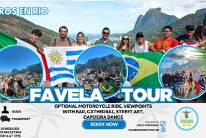 Favela in Rio: Wit transfer !! Guided Tour. 100% safe tour