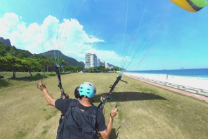 Hang gliding flight in Rio de Janeiro