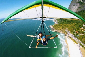 Hang gliding flight in Rio de Janeiro