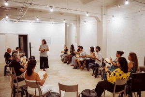 Pandeiro class in downtown Rio de Janeiro