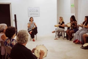 Pandeiro class in downtown Rio de Janeiro