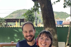 Pedra Bonita Hike, Boat Tour Ilha da Gigóia and Drink