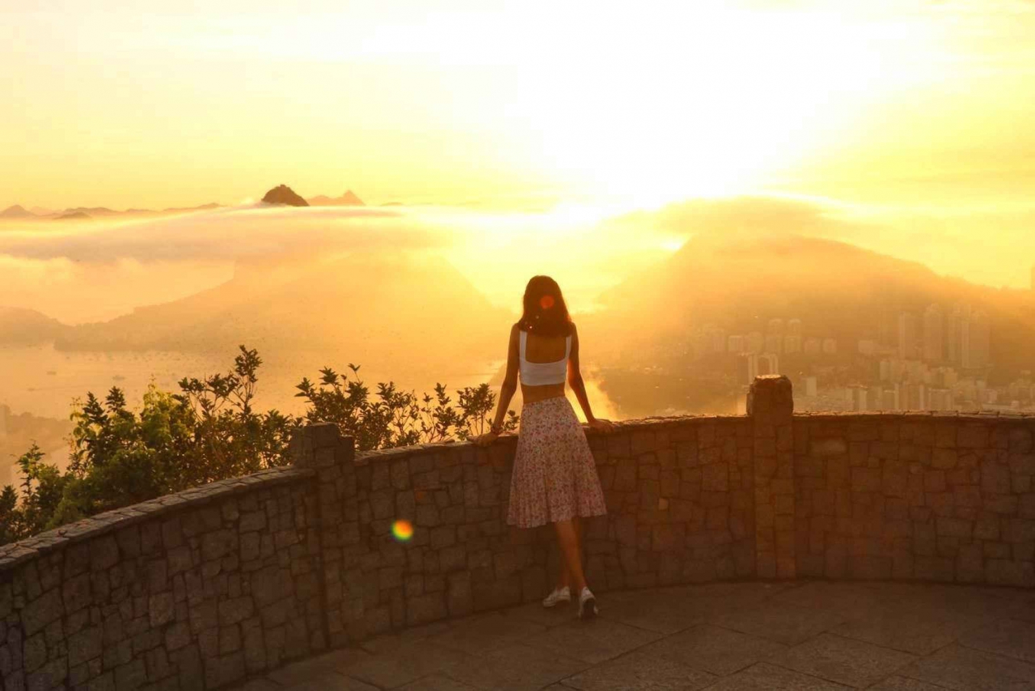 Rio de Janeiro: Dona Marta at Sunrise and Christ Redeemer