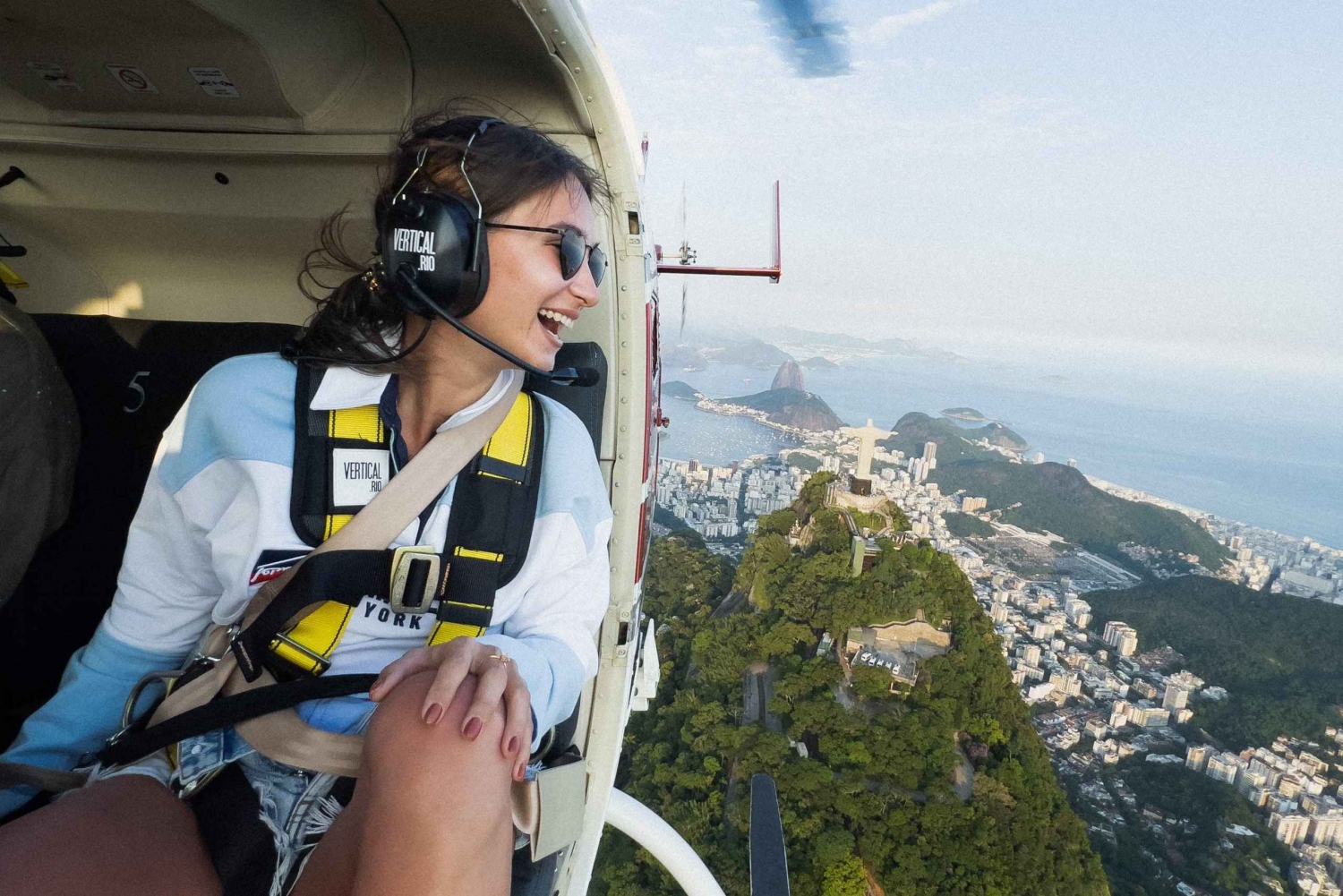 Rio de Janeiro: Doors-off 30-min helicopter tour