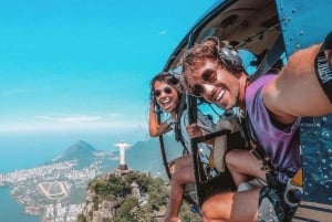 Rio de Janeiro: Doors-off 30-min helicopter tour