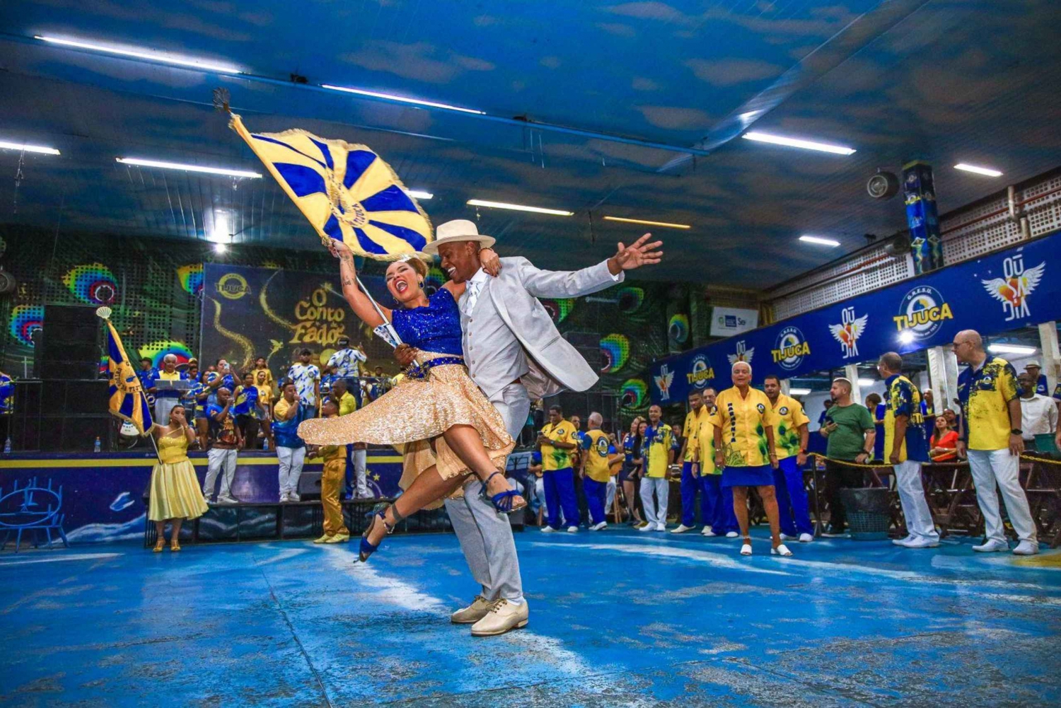 Rio de Janeiro: Samba School Rehearsal Viewing With Transfer