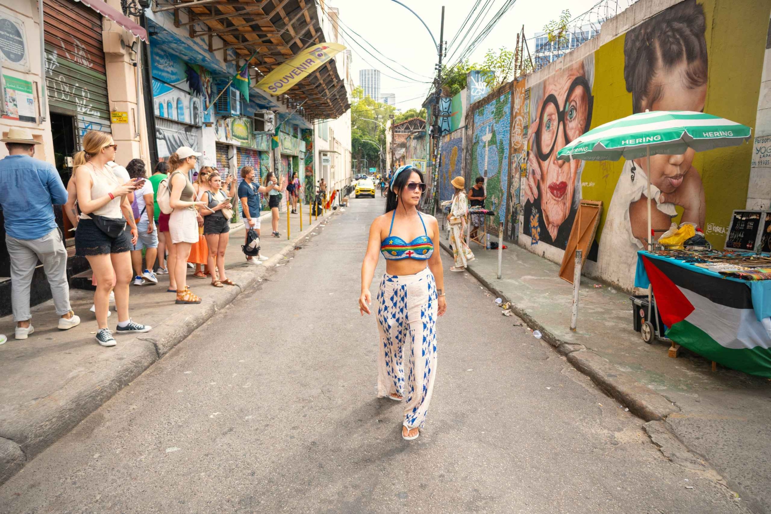 Stylish photos in Rio de Janeiro Lapa