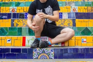 Stylish photos in Rio de Janeiro Lapa