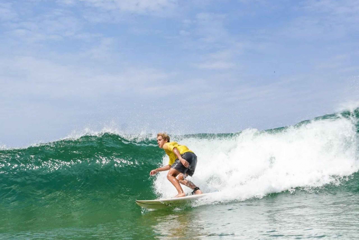 Surf lessons: in Arpoador in Ipanema.