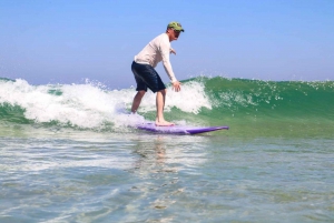 Surf lessons: in Arpoador in Ipanema.